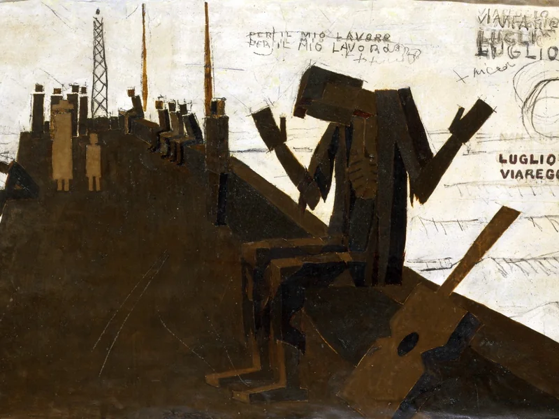 1880-Alberto Magri - Il molo di Viareggio (1916)